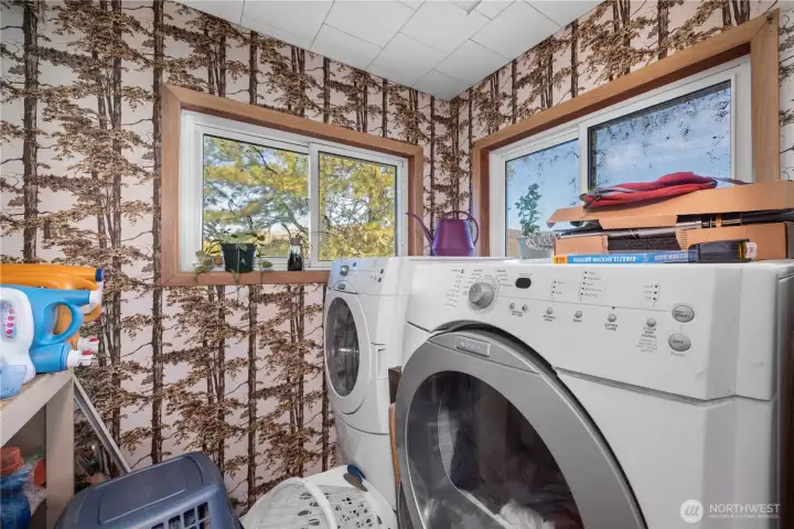 Main floor laundry.