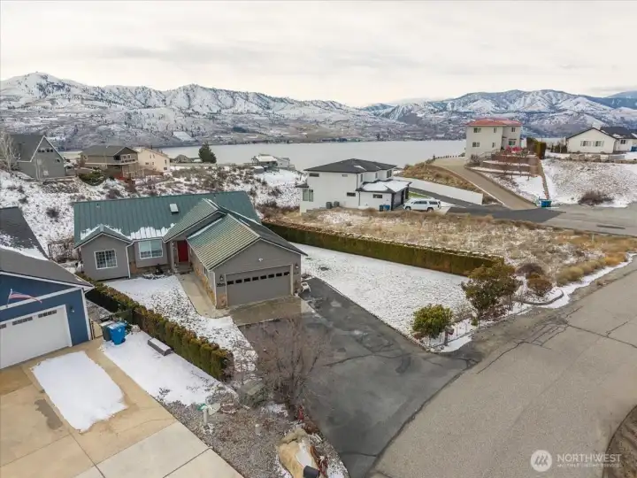 Drone view of 214 Stehekin Way