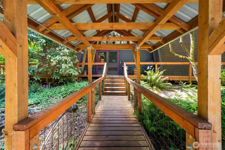 Covered Entrance