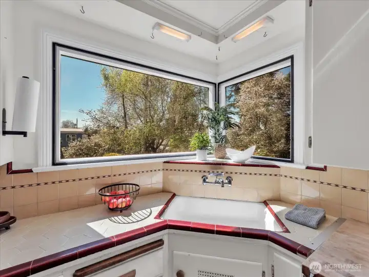 Everyday tasks with a view.