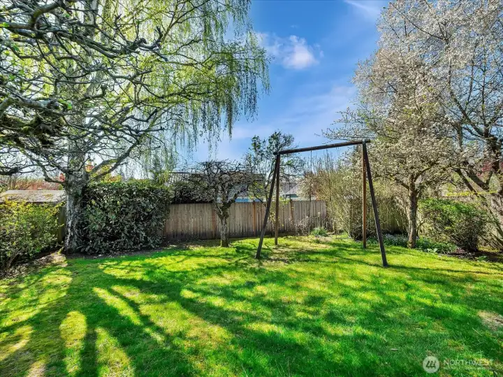 Your very own swing set.