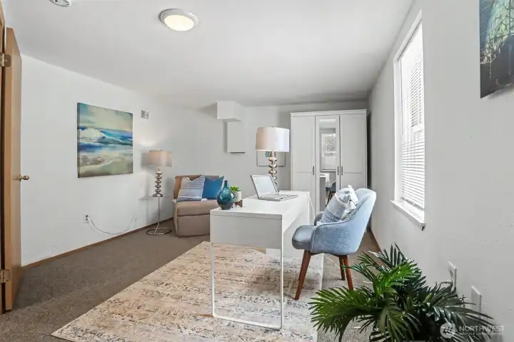 Endless possibilities with the space downstairs.