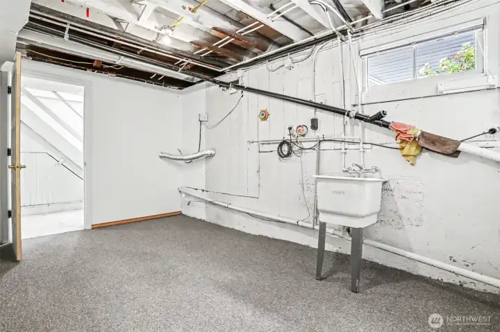 Flex space with tons of additional storage.