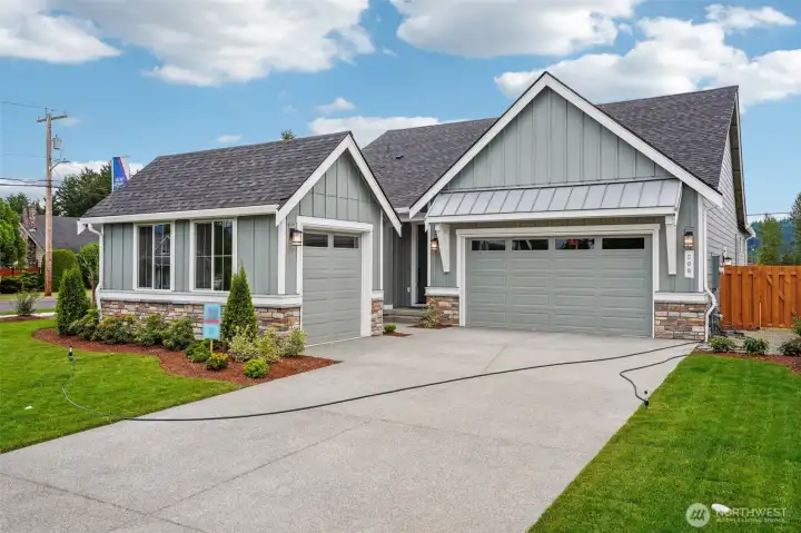 This picture is of a similar home with similar features but not the listed home
