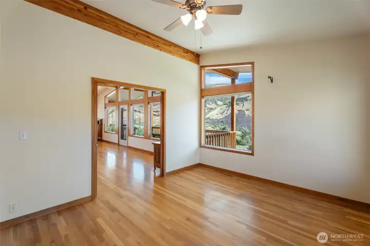 private primary suite with double wood doors private primary suite with double wood doors