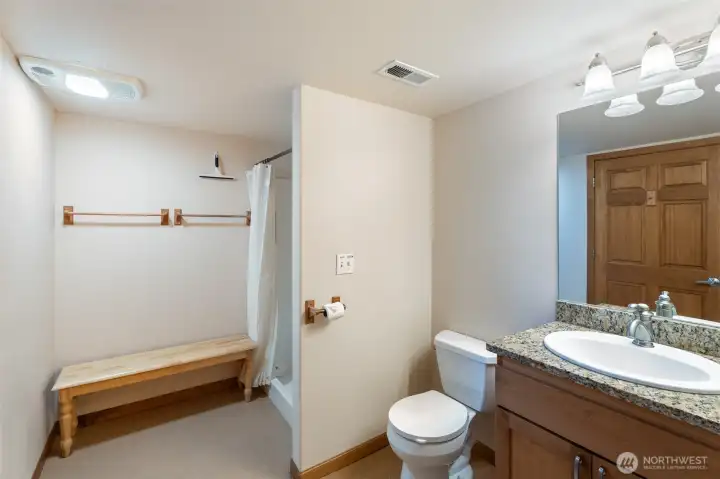 lower level bathroom with walk in shower lower level bathroom with walk in shower