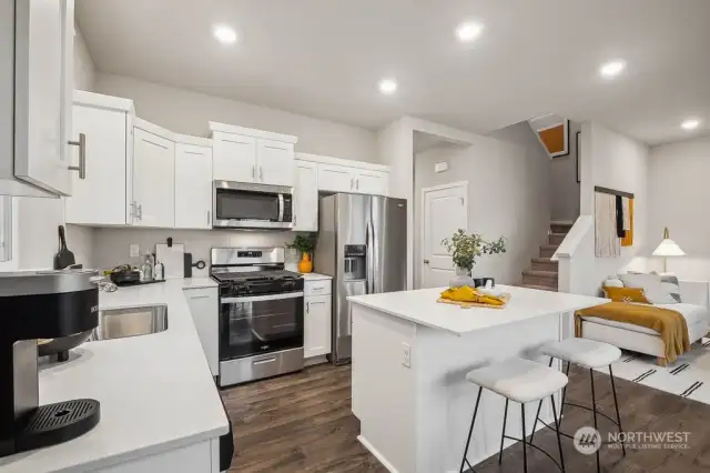 Fridge is an Optional feature.Photo is representational. Actual home is under construction. Colors, details and finishes will vary. See site agent for details.