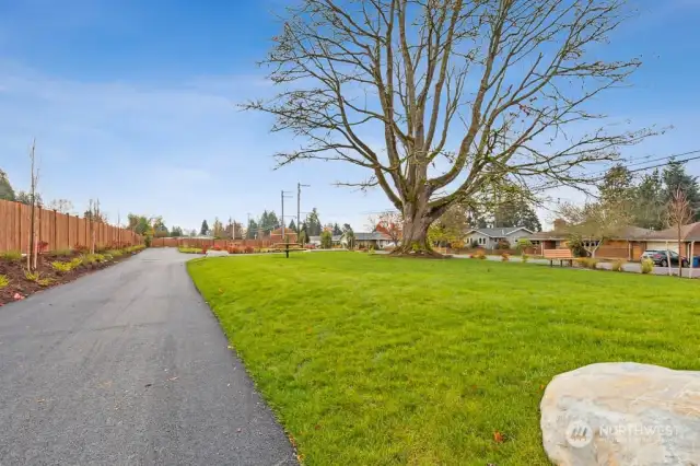 Enjoy the Community Parks. Park #1  has benches and a picnic table.