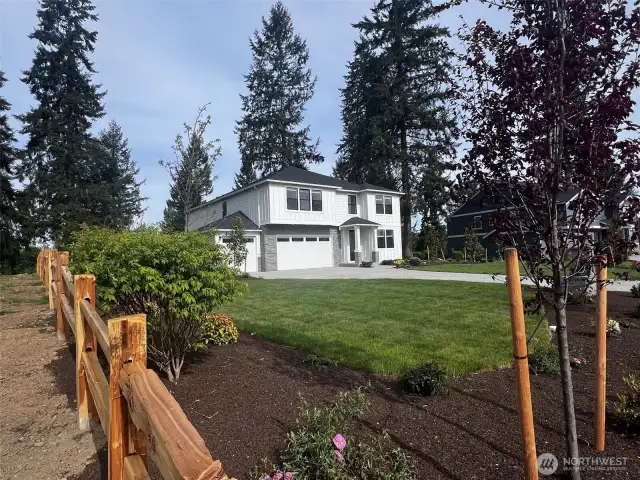 BIG, BIG open space to the left of home. Very Private! Photos are for representational purposes only.  Colors and options may vary.