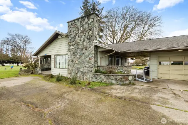 Another front view of the main large home