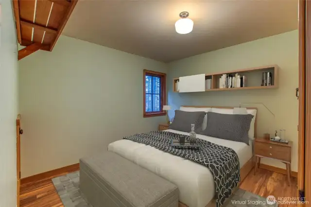 Second main floor bedroom.