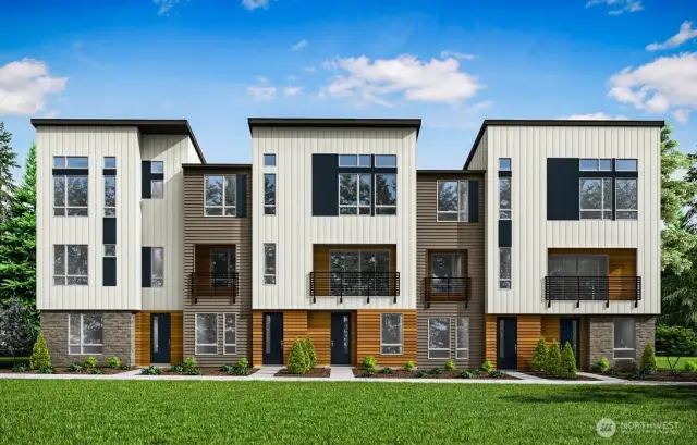Exterior Rendering of Building 21.