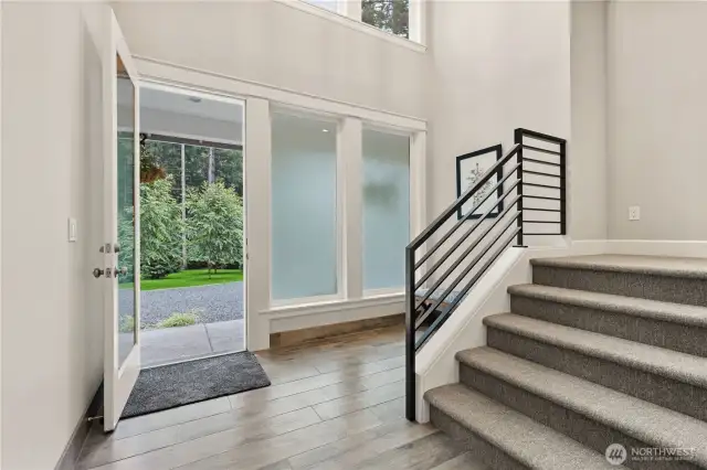 Spacious Covered Porch Entry.