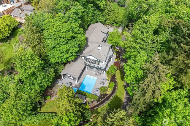 Ultimate privacy on your 1.6+ acre estate.