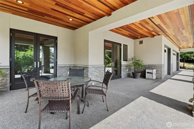 Patio off the lower level