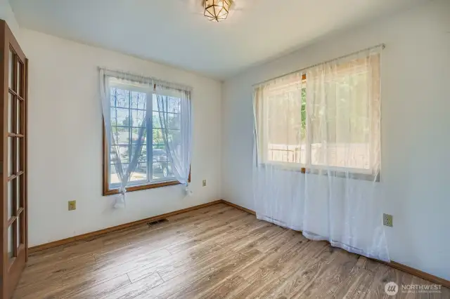 Office/Den with french doors