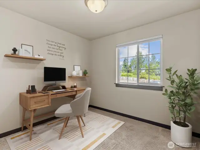 Bedroom 2 as office