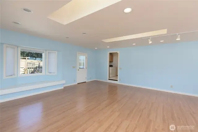 Bonus room with two skylights