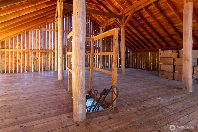 2nd story of barn