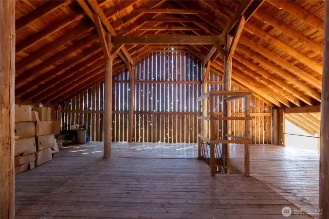 2nd story of barn