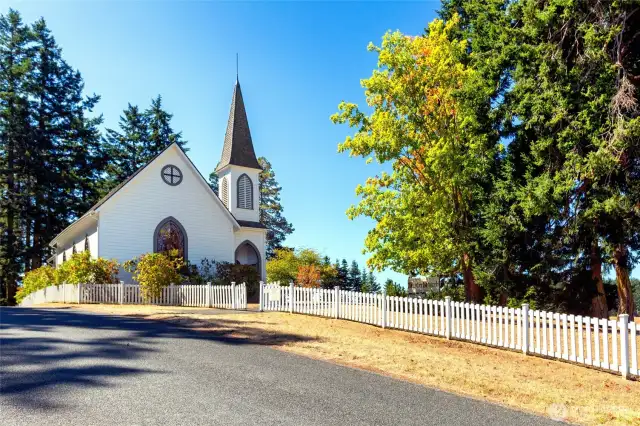 A peaceful neighborhood.
