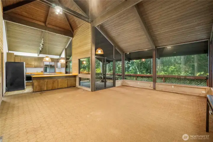 View of great room from front door