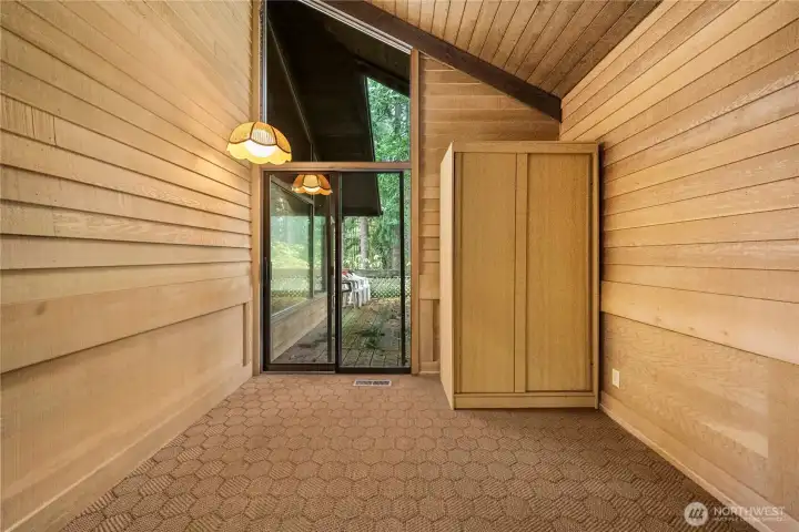 Bedroom 1 showing closet