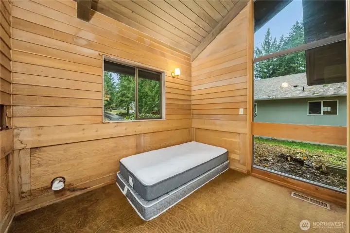 Bedroom 2 with large window