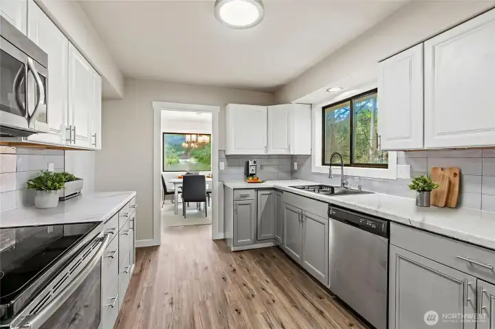 Upstairs Kitchen-Virtually Staged