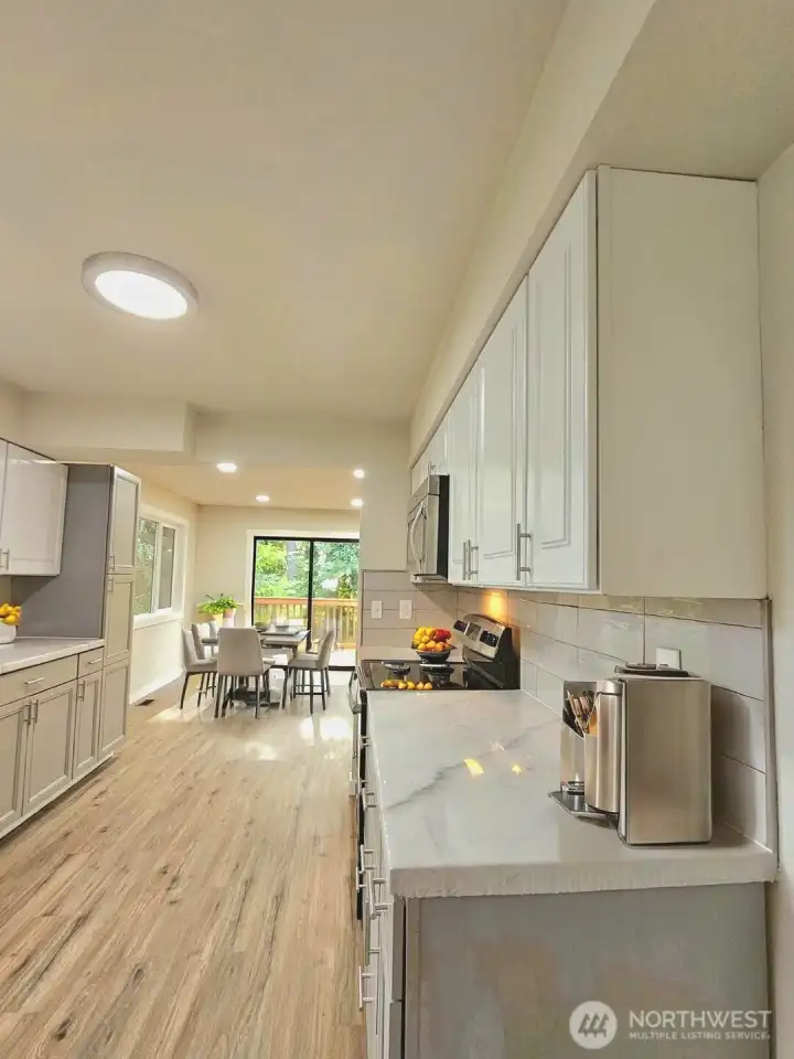 Upstairs Kitchen-Virtually Staged