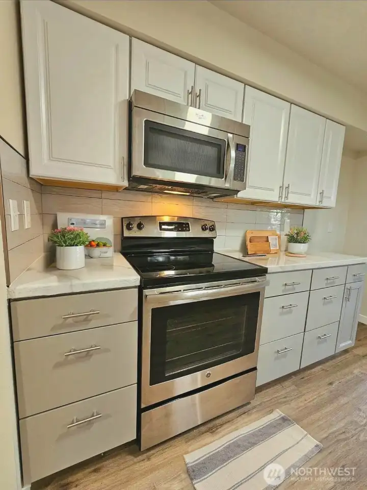 Upstairs Kitchen-Virtually Staged