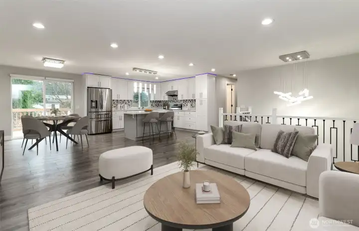 Living Room - Virtually Staged