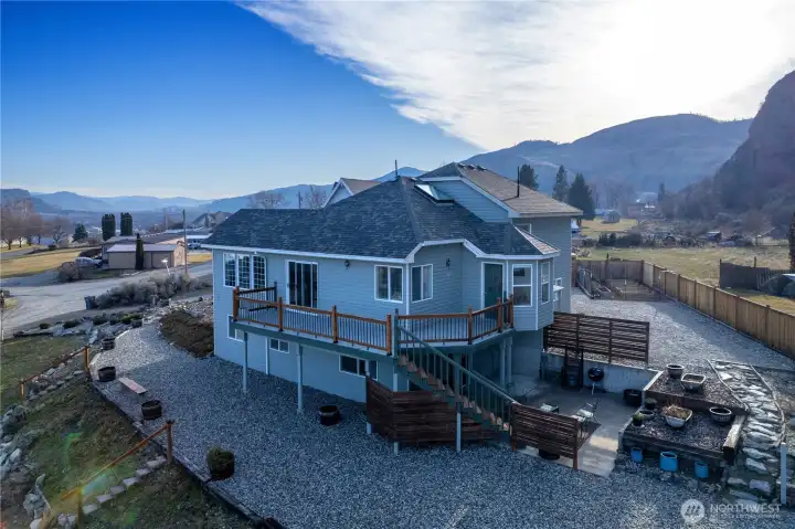 Back of house looking south