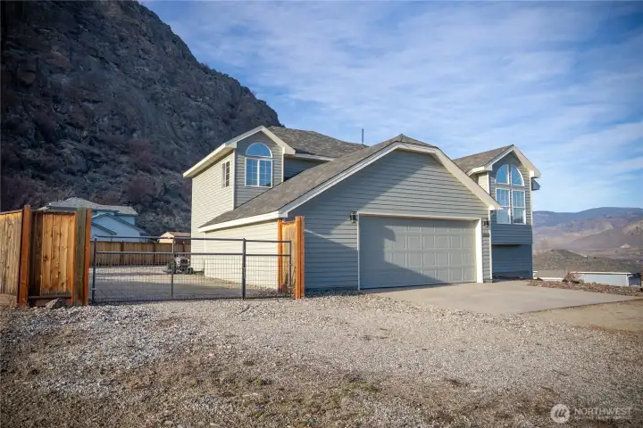 Exterior ~ RV or Boat parking next to garage