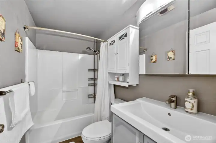 Updated Secondary bathroom