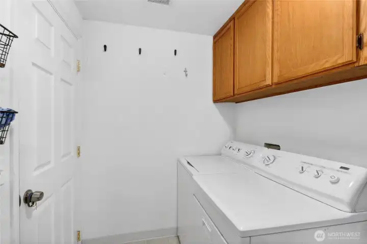Utility Room w/ newer water heater