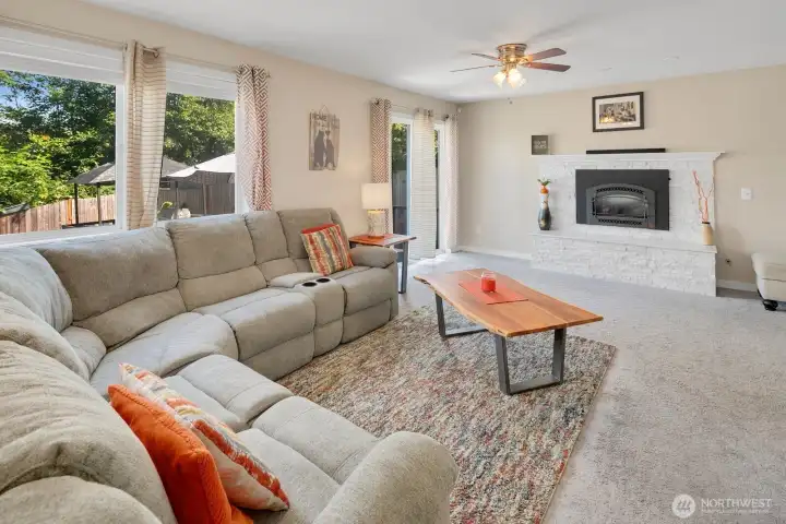 2nd "Living Room" opening to backyard w/outdoor kitchen, entertaining area & swim spa