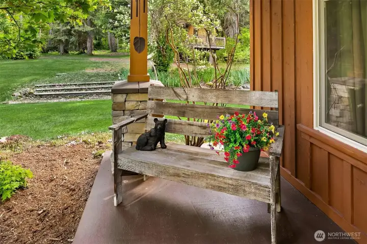 The surroundings will bring you peace and joy throughout the year. This home and land are located down a county maintained dead end road. 365 days a year access to this property.