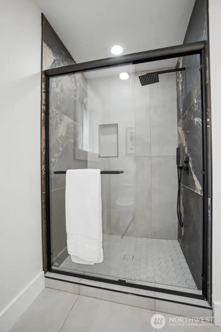 Shower in Full bath downstairs