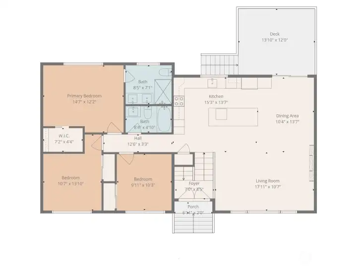Upstairs Floor Plan