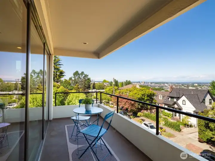You need to see this view in person: From U-District to the Space Needle with the Cascades as your backdrop!