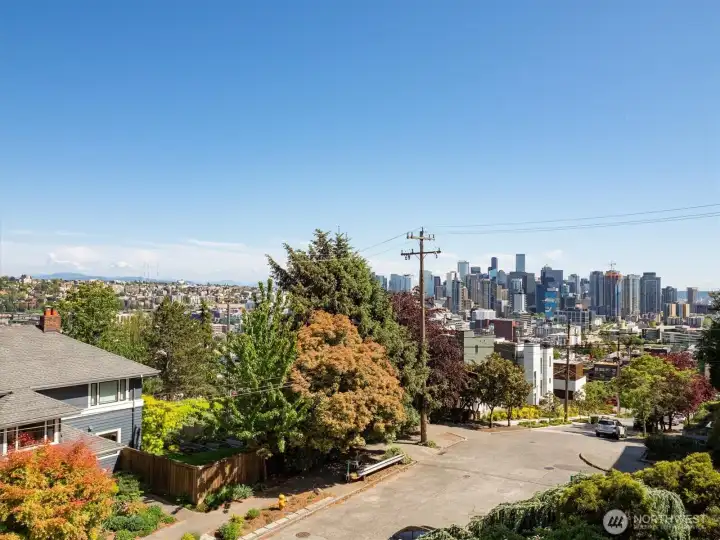 High enough to have privacy, expansive enough to see fireworks on the 4th from the deck of your own home