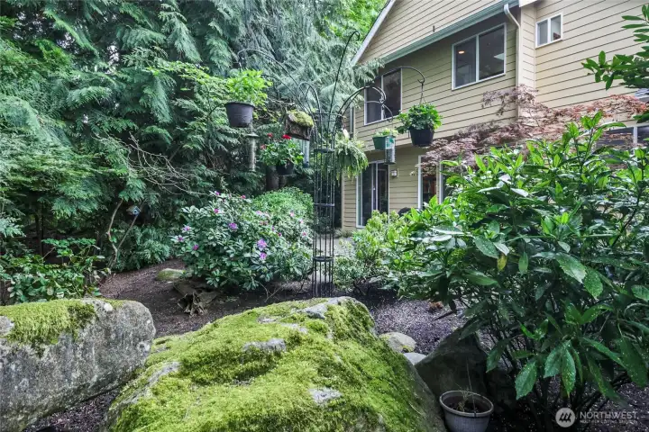A lush, park-like setting in your own backyard!