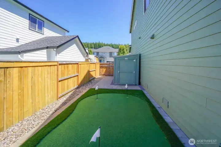 Your personal putting green Your personal putting green
