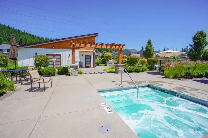 Enjoy the amenities of Phase 1 in the Green Mountain community which include access to the pool, hot tub, BBQ station, parks and trails Enjoy the amenities of Phase 1 in the Green Mountain community which include access to the pool, hot tub, BBQ station, parks and trails
