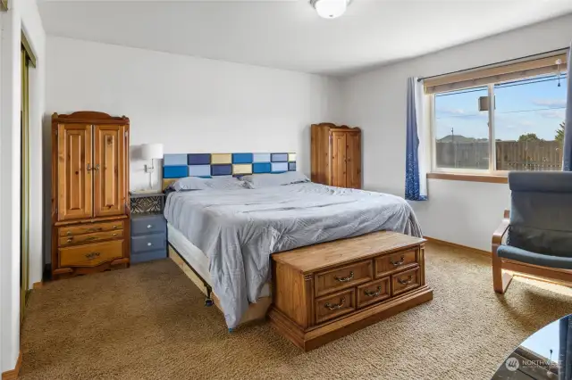 Primary bedroom with bath