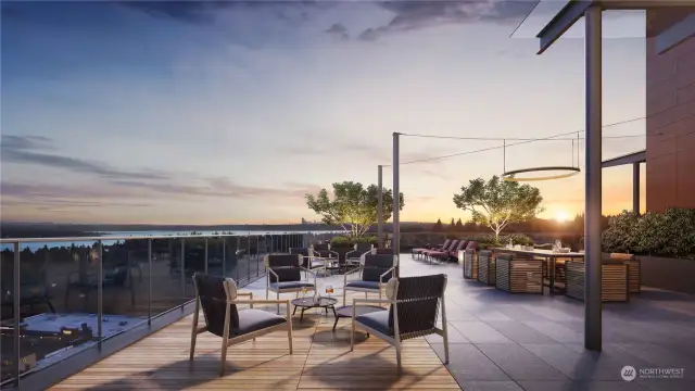 Rendering of roof top.