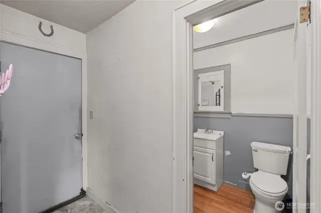 Full bath on main level