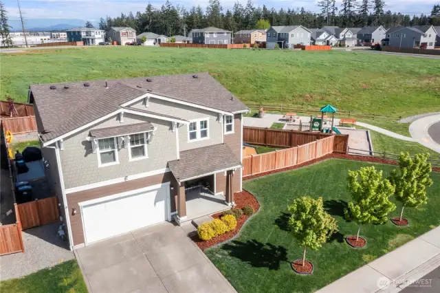 Rare corner lot home at end of cul-de-sac!