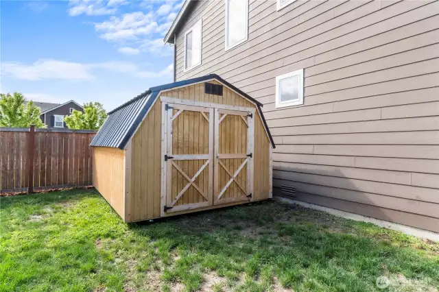 New Storage Shed Included!